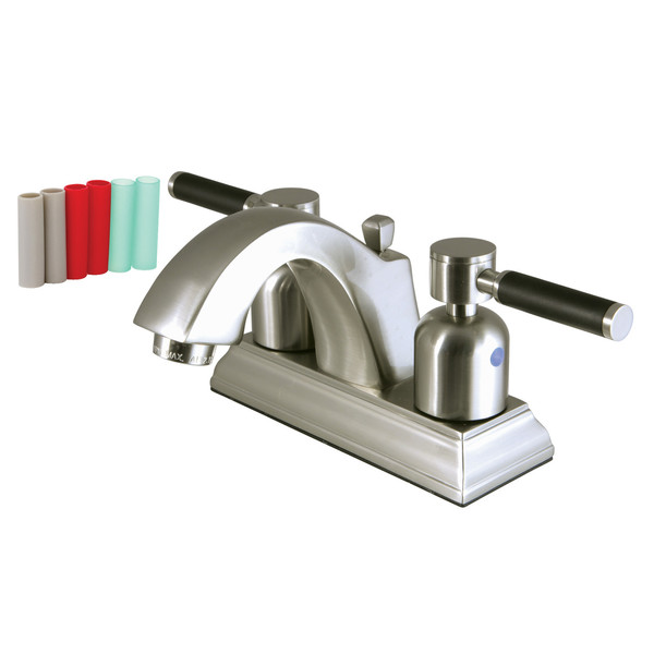 Fauceture 4" Centerset Bathroom Faucet, Brushed Nickel FSC4648DKL